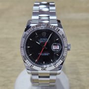 ロレックス デイトジャスト ターノグラフ WG×SS 116264 黒文字盤 Z番