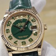 ROLEX デイデイト118138 デイデイト50周年記念グリーンダイヤ文字盤 新